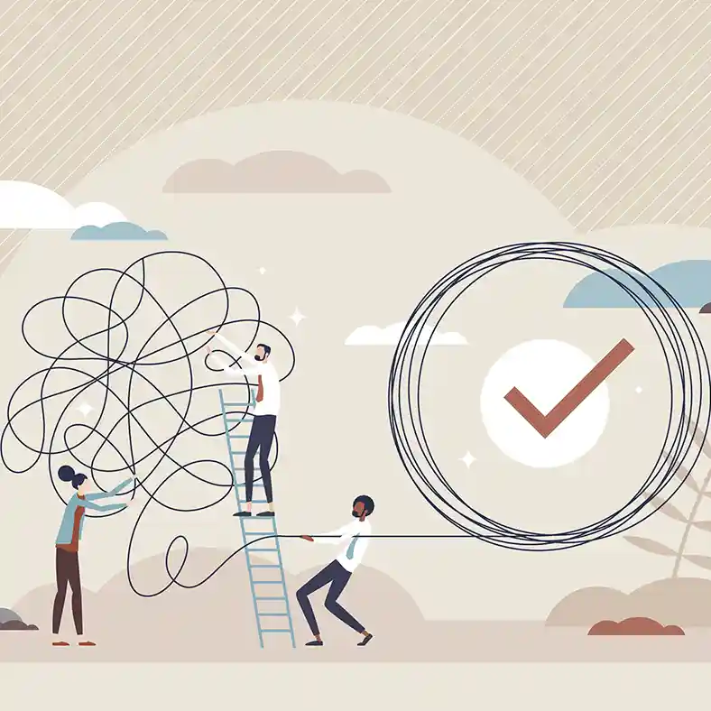 Calm Cube Change Detangle Chaos to Calm