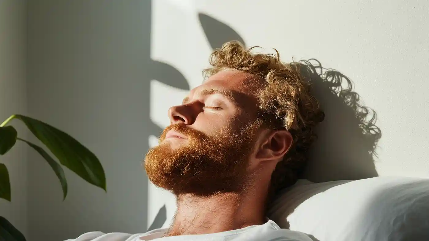 Calm Cube Comfort Man Contemplating Life